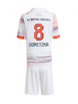 Bayern Munich Leon Goretzka #8 Dječji Gostujuci Dres kompleti 2025-26 Kratak Rukavima (+ kratke hlače)